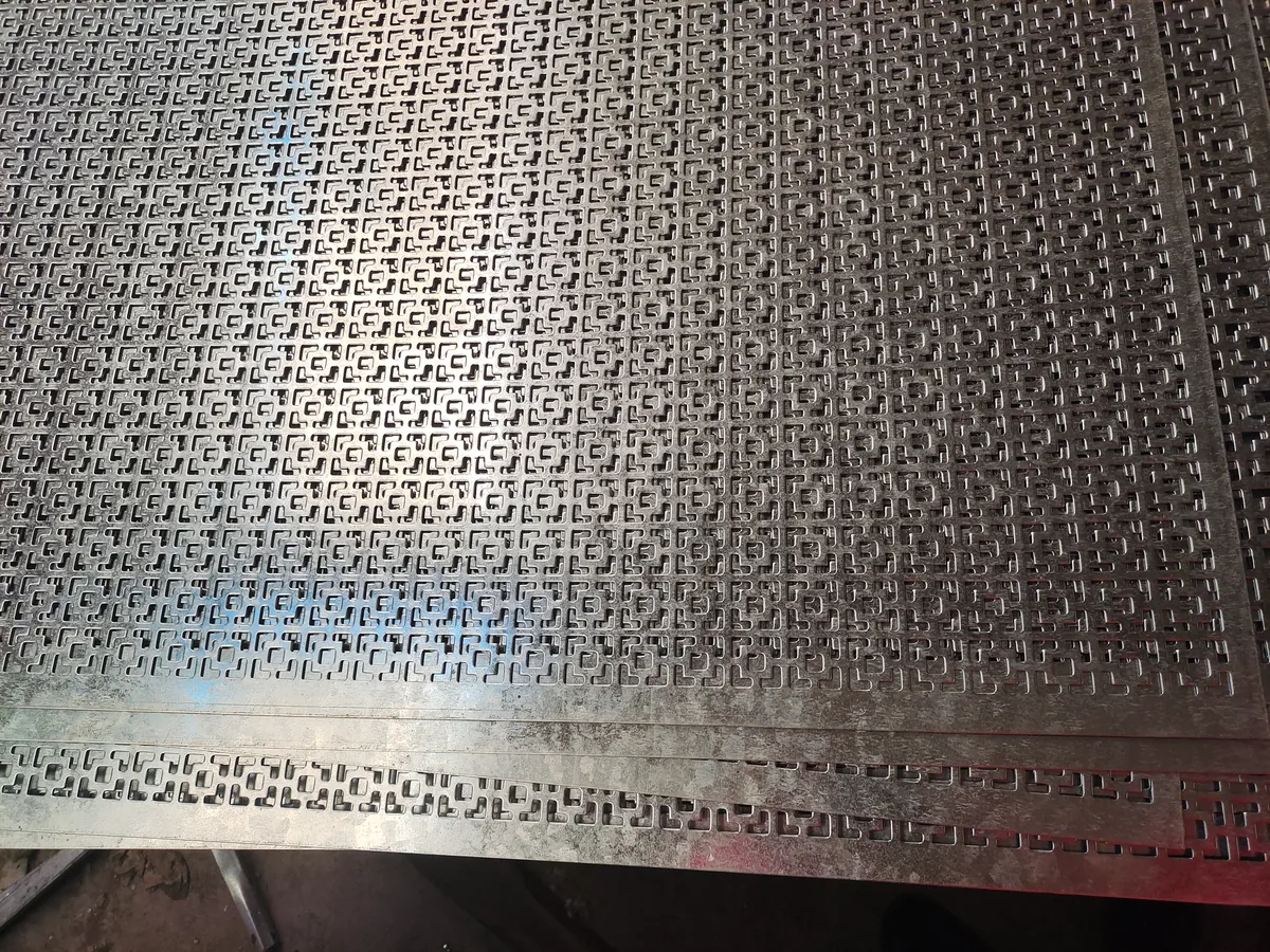 316L perforated stainless steel sheet for desalination intake filter housing and seawater RO pre-screen