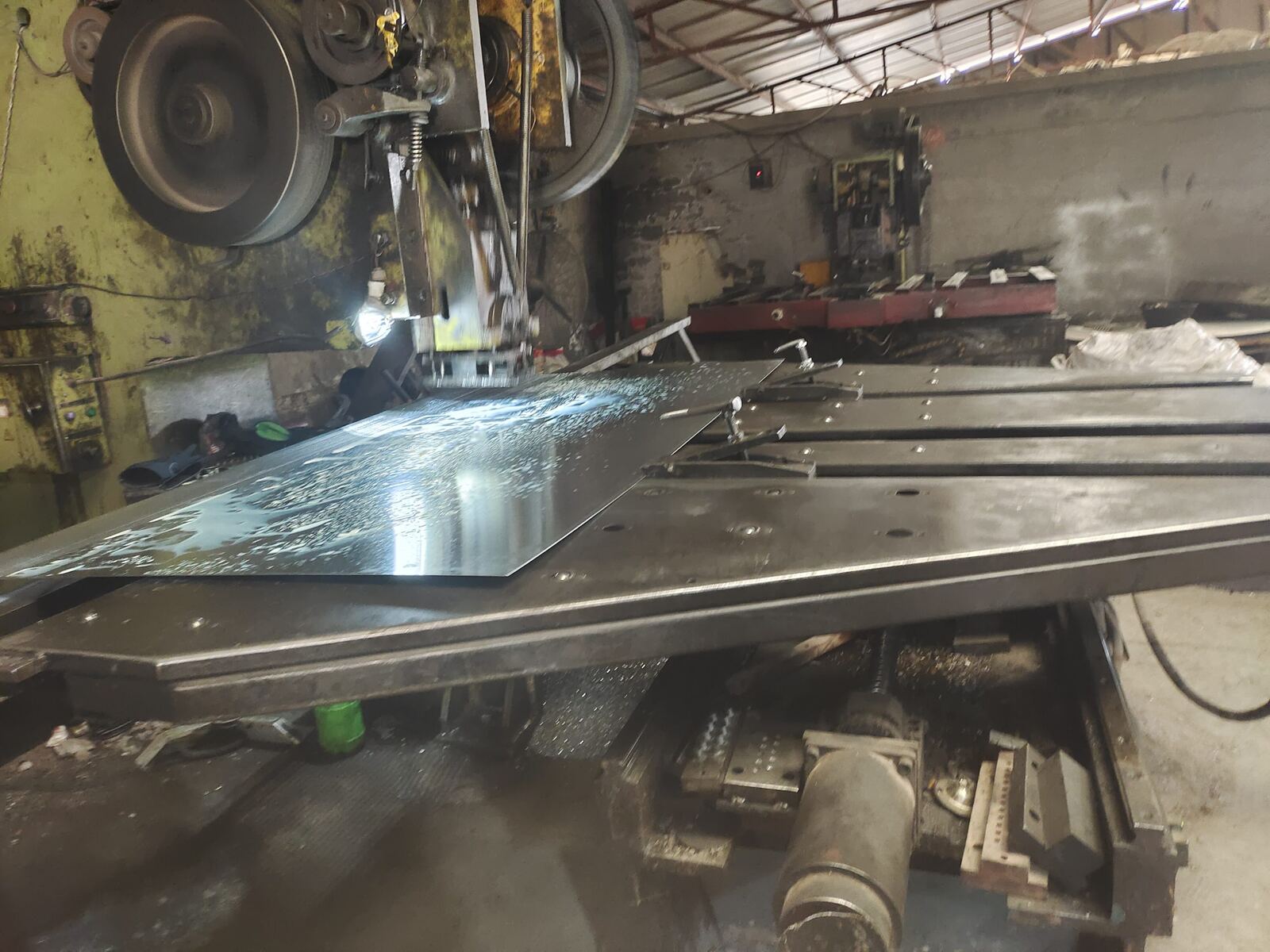 Stainless steel welded mesh production in Anping factory