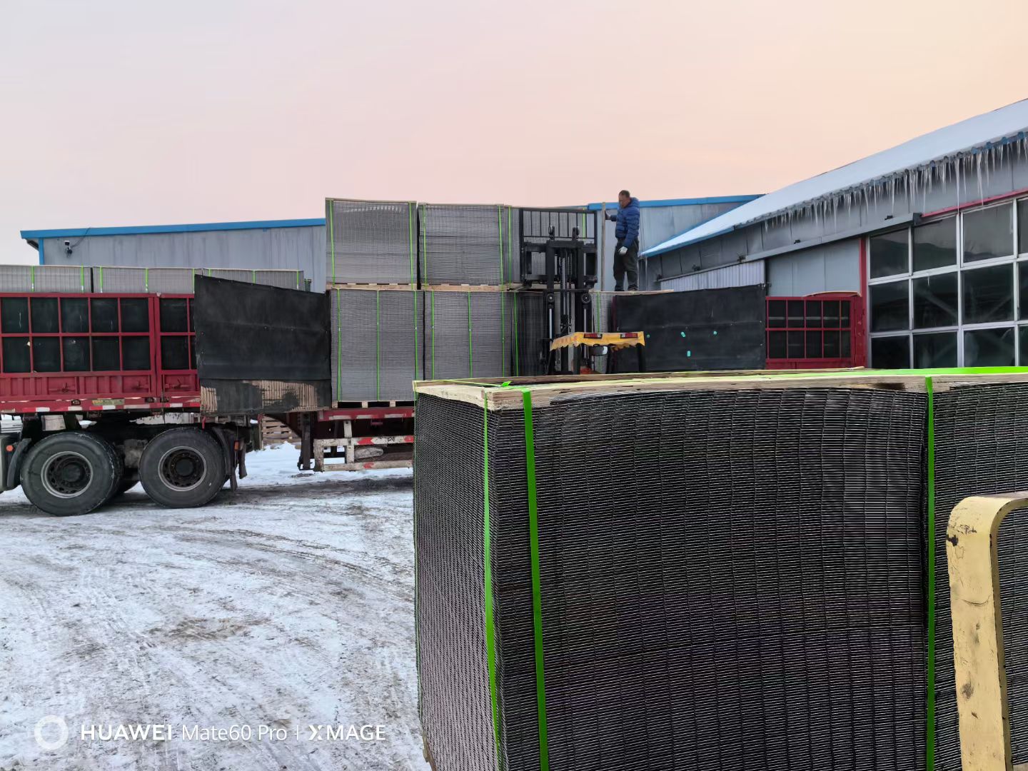 Stainless steel wire mesh panels packing