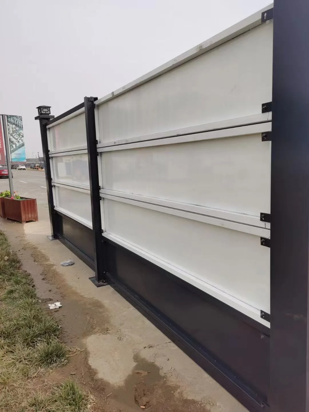 Temporary fence base and clamp accessories
