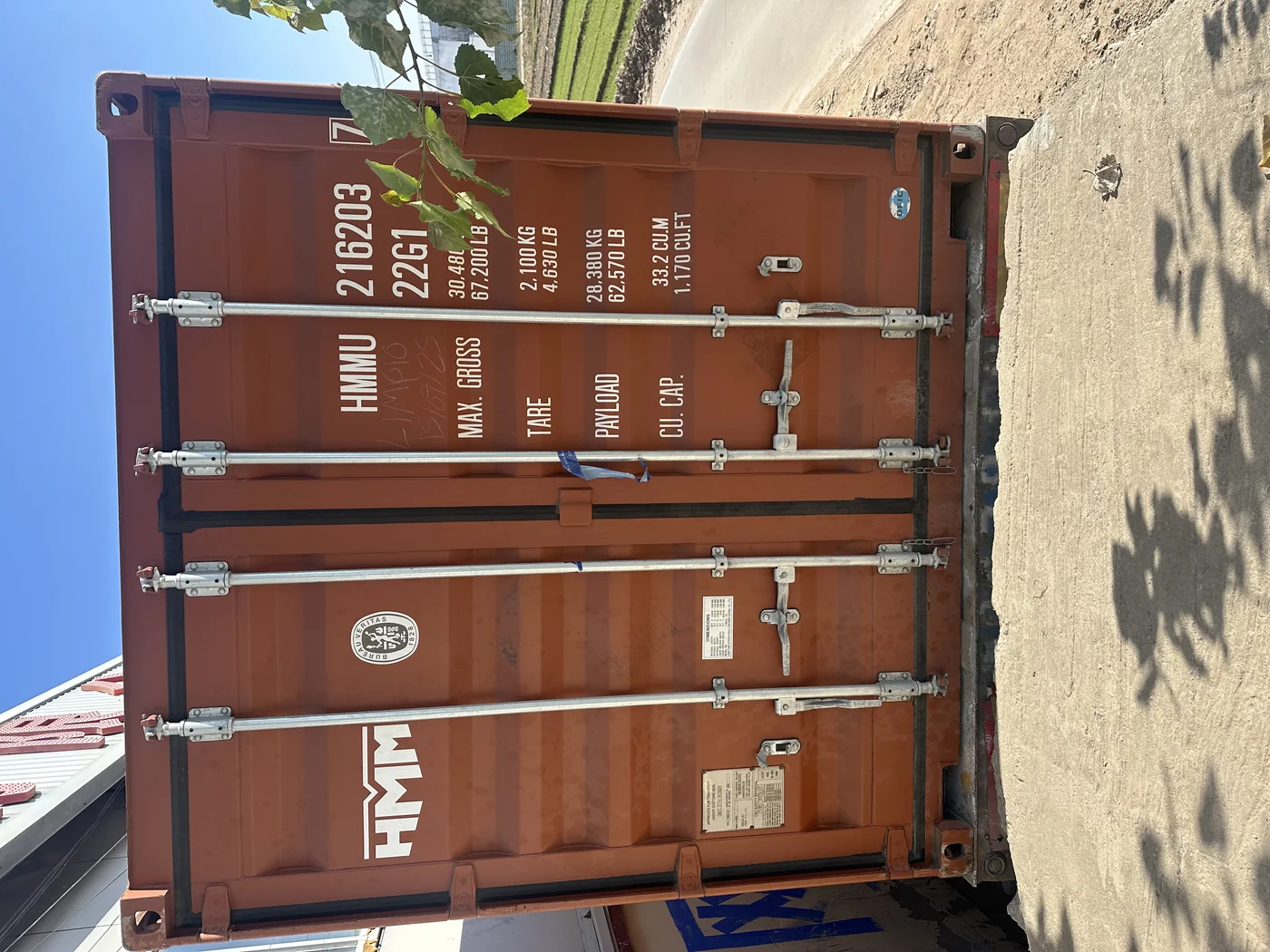 Anping Hand in Hand workshop — outdoor container loading area at Anping facility